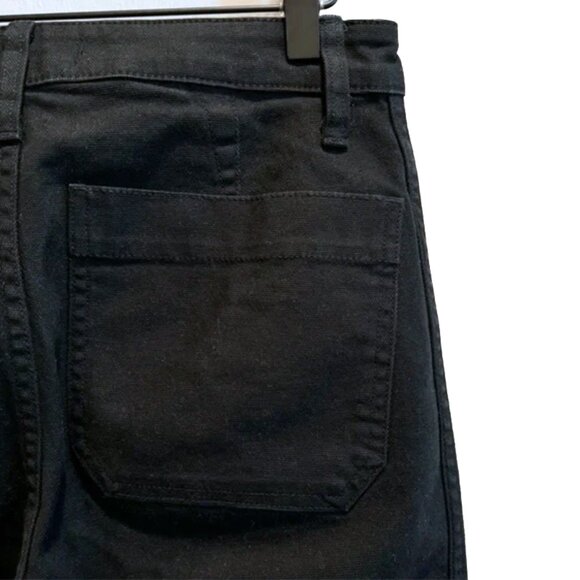 MADEWELL Emmett Wide-Leg Crop Pants in Black 26P - Picture 5 of 5